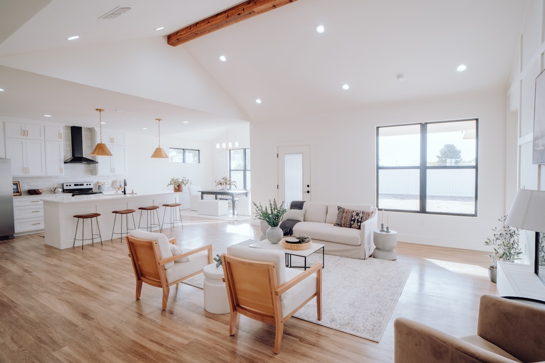 Modern renovated home interior after a remodel